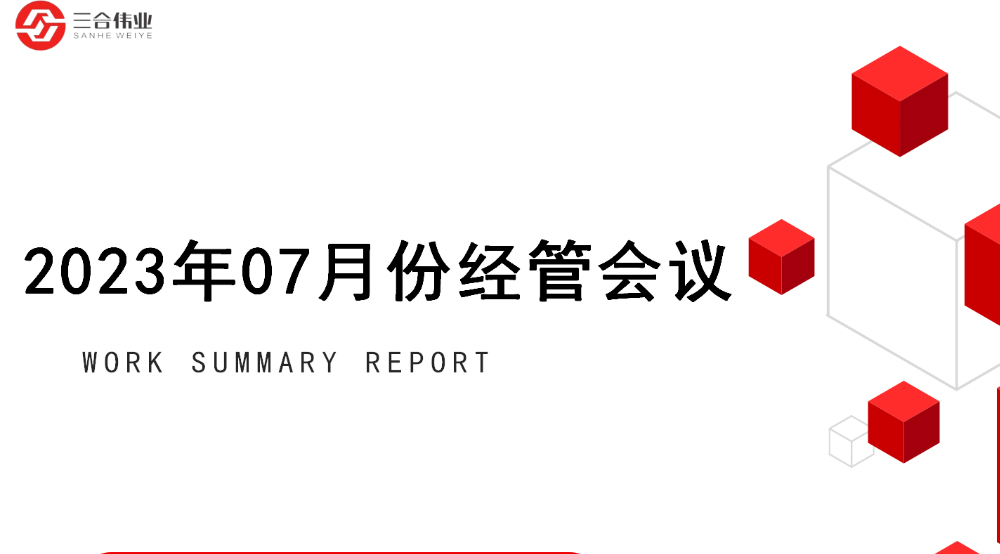 山東三合偉業(yè)新材料有限公司2023年07月月度會議順利召開